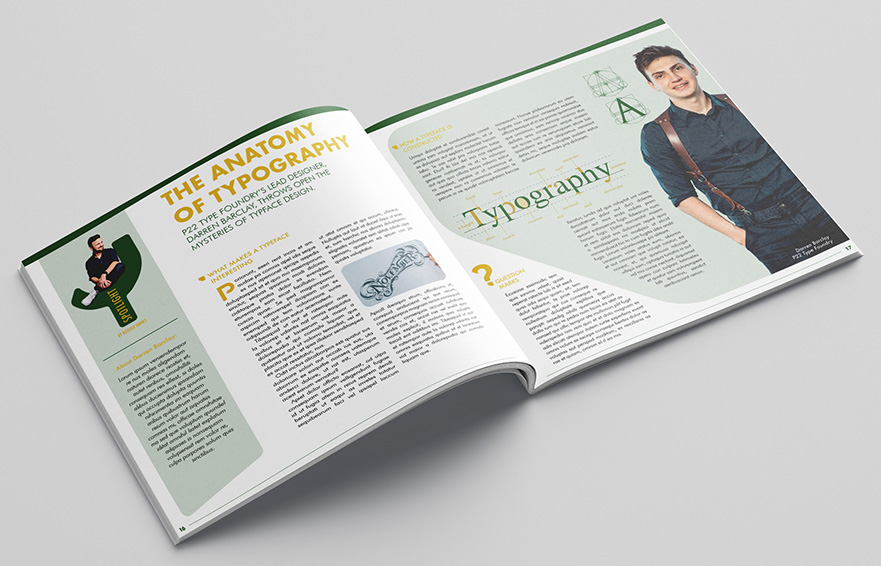 Editorial - Publication - Mockup of magazine article.